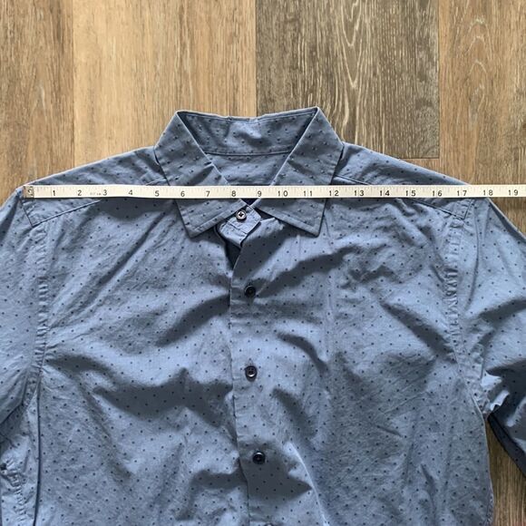 David Donahue button down long sleeve dress shirt sz 15.5 - Picture 12 of 12